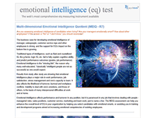 Tablet Screenshot of eiq-test.com